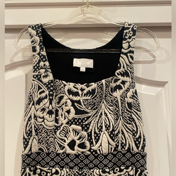 Anthropologie Ett Twa Valery Floral Jacquard Structured Knit Dress Size S - Picture 5 of 7
